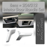 Inner Pull Handle (Right) (Chrome) 2047202271 2047202663 A2047202271 A2047202663 Compatiblith Mercedes benz GLK350 4Matic (2007-2014)GLK350 Base Sport (2007-2014) GLK350 Sport(2007-2014)