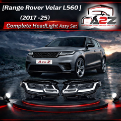Complete Headlight Assy Right LR150072 & Left LR150077 Compatible With Range Rover Velar L560 Tag No.12