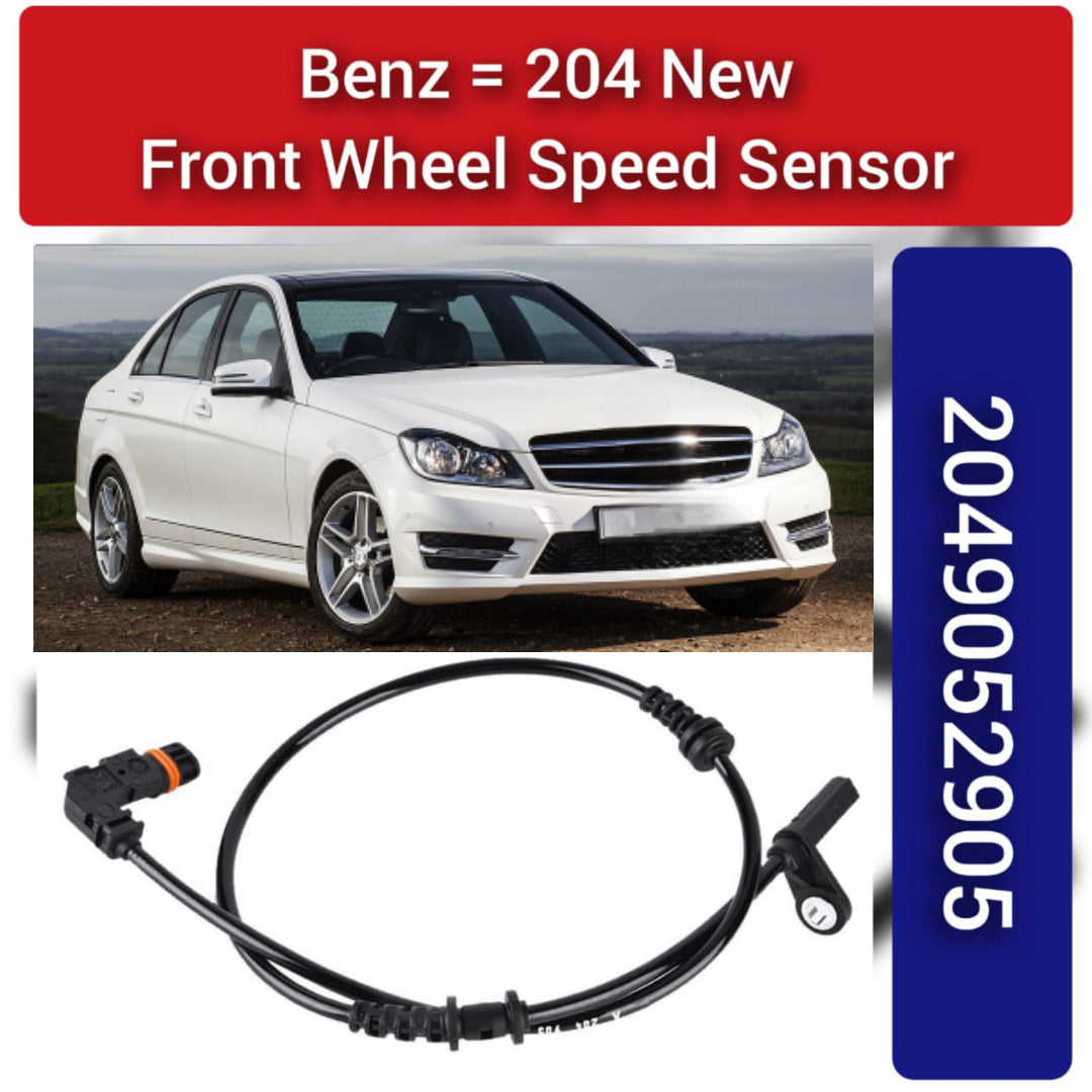 Front Left/Right ABS Wheel Speed Sensor A2049052905 A2049057900 2049054305 2049054405 2049057502  Compatible With MERCEDES-BENZ C-CLASS W204