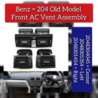 Ac Vent Grille Left 2048301354-9116 2048301354-8465 & Right  2048301454-9116  2048301454-8465 Compatible With MERCEDES BENZ C-CLASS W204 2007-2011