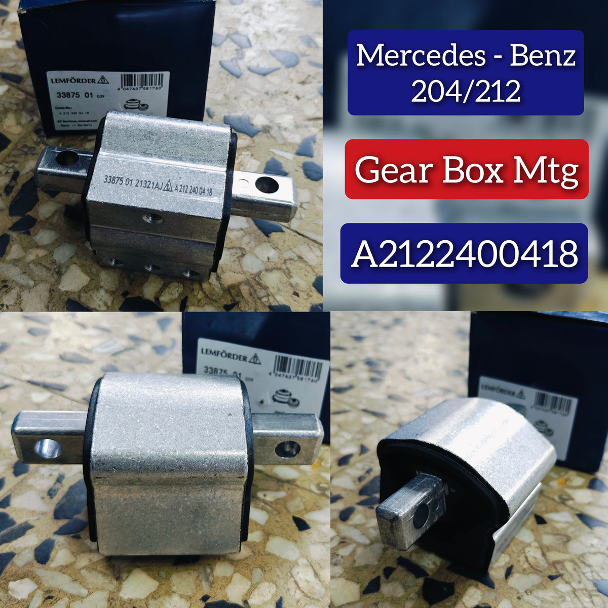 Gear Mount A2122400418 Compatible With MERCEDES-BENZ & C-CLASS (W204) & E-CLASS (W212)