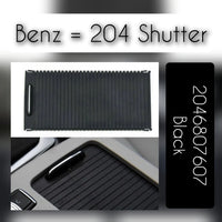 Black Central Console Drink Water Cup Holder Cover Shutter Roller Trim 2046807607-9051  2046804708 -9051  20468076079051  Compatible With MERCEDES BENZ C-CLASS W204