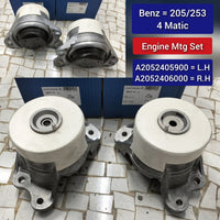 Engine Mount Left 2052405900 A2052405900 & Right 2052406000 A2052406000 Compatible With MERCEDES-BENZ GLC X253