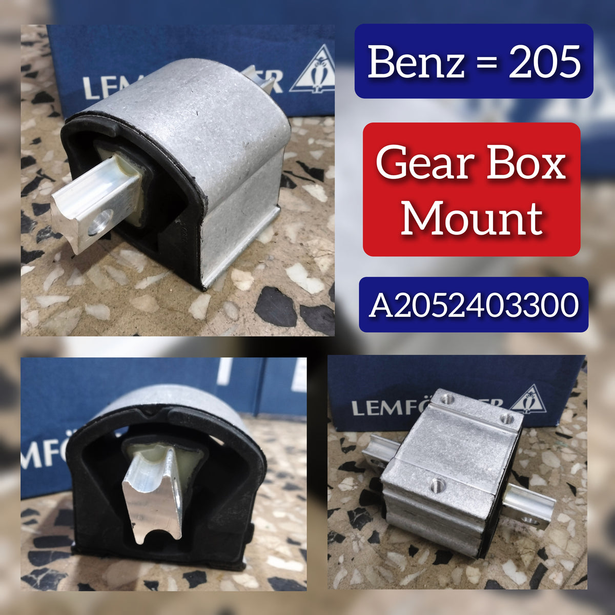 Engine Transmission Mount A2052403300  2052403300 2052405300 2052400818 Compatible With MERCEDES-BENZ C-CLASS W205 & C-CLASS Convertible A205 & E-CLASS W213 & GLC X253