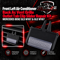 Front Left Air Conditioner Back Ac Vent Grille Outlet Tab Clip Slider Repair Kit 1678301300 Compatible With MERCEDES BENZ GLS W167 & GLE W167