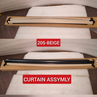 Front Black & Beige Sunroof Sunshade Curtain Cover Assembly Compatible With Mercedes Benz C-CLASS W205
