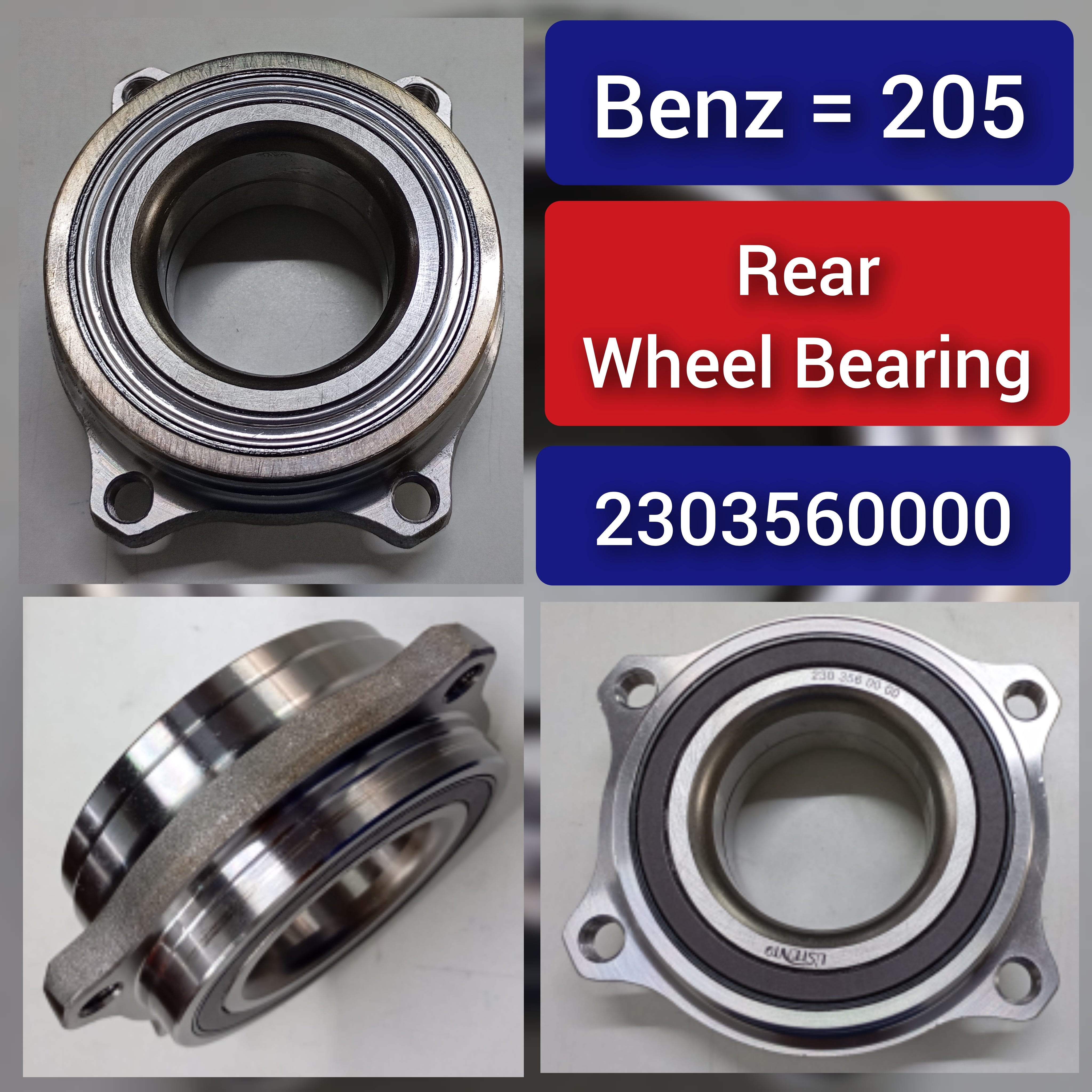 Rear Wheel Bearing A2303560000 Compatible With MERCEDES-BENZ C-CLASS W205