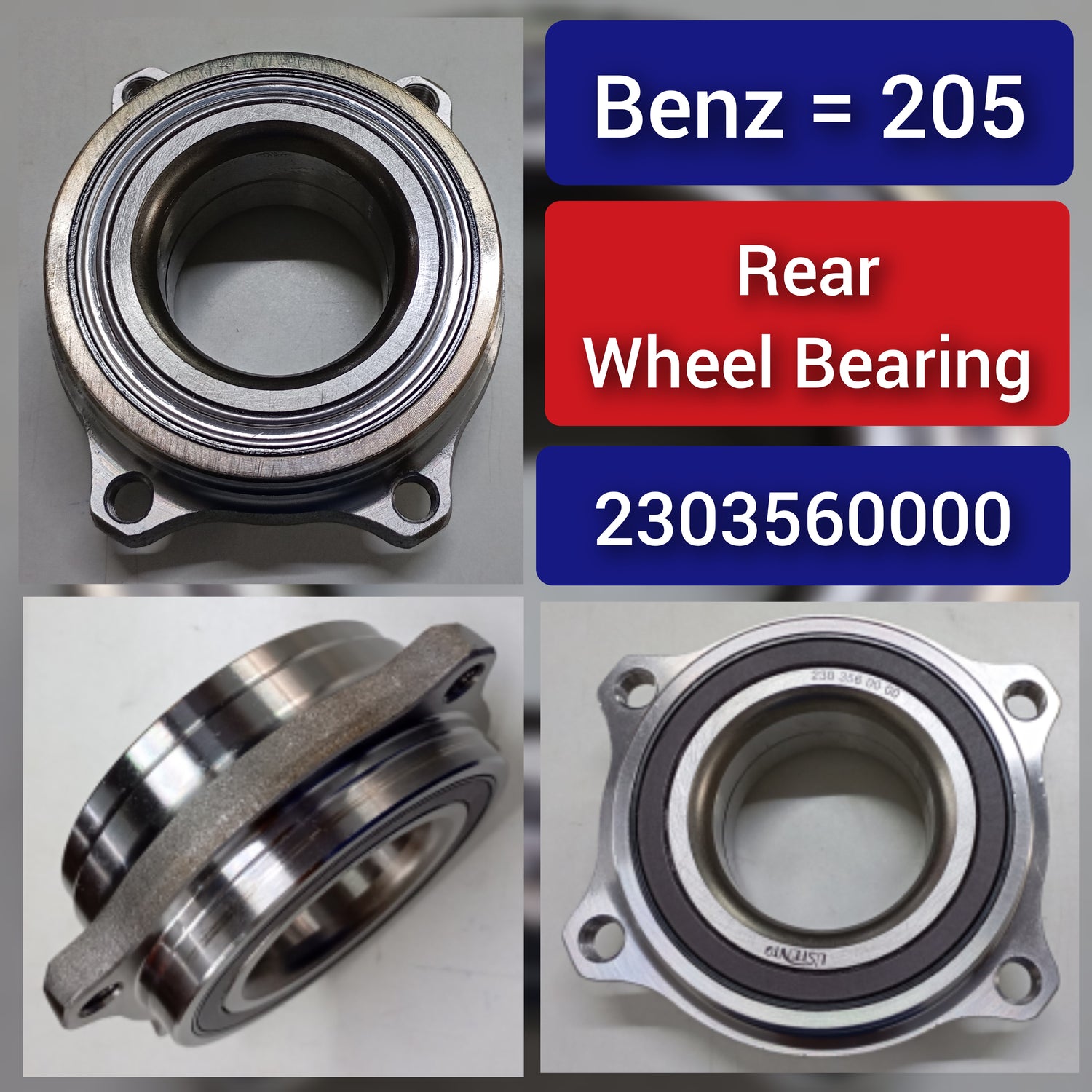 Rear Wheel Bearing A2303560000 Compatible With MERCEDES-BENZ C-CLASS W205