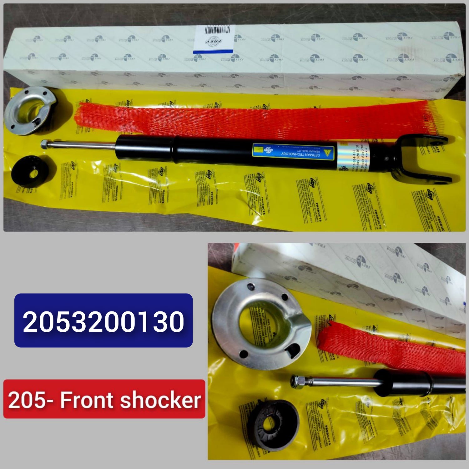 Front (Left & Right Same) Shock Absorber 2053200130 24241304 A2053200130 A24241304 Compatible With MERCEDES-BENZ C-CLASS (W205) & C-CLASS Convertible (A205) (1PCS)