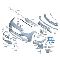 Front Bumper Bracket Left 2068856504 & Right 2068856604 Compatible With Mercedes-Benz C-CLASS W206 (2022-2025) Tag No.807