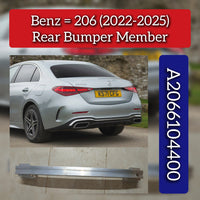 Rear Bumper Member 2066104400 Compatible With Mercedes Benz