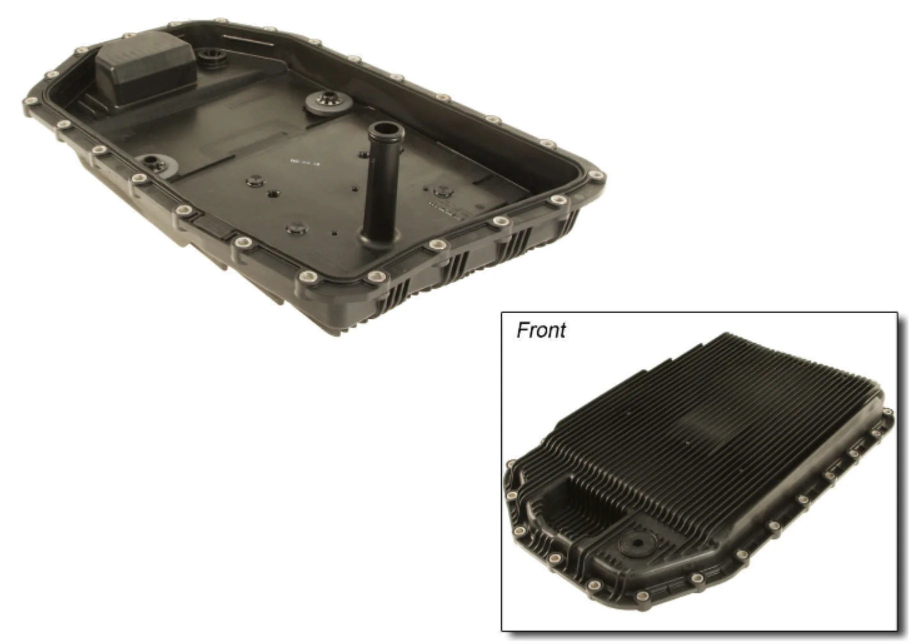 Transmission Oil Pan 24152333907 Compatible With BMW 3 Series E90 & 3 Series F30, F80 E93 5 Series E60 & 6 Series E63 E64 & 7 Series E65, E66, E67 & 7 Series F01, F02, F03, F04 & X5 E70 & X6 E71, E72 & Z4 Roadster E89 Tag-OP-07