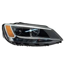 Headlight Headlamp Left Headlight Headlamp Left 5C7941005 & Right 5C7941006  (Without Blaster) Compatible With Volkswagen Jetta MK6 (LED)