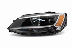 Headlight Headlamp Left Headlight Headlamp Left 5C7941005 & Right 5C7941006  (Without Blaster) Compatible With Volkswagen Jetta MK6 (LED)