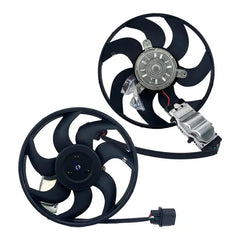 Engine Cooling Fan Motor Fan Assembly (Small) 7L0959455F Compatible With AUDI Q7 (4LB) & PORSCHE CAYENNE (9PA) & VW TOUAREG (7LA, 7L6, 7L7)