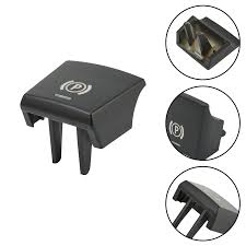 Parking Brake Button Switch Cover Black 61316822518-2 Compatible with BMW 5 Series F10 & 6 Series F12 & X3 F25