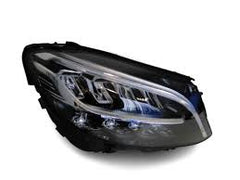 Headlight Headlamp Left A2059068905  (6 Pin) & Right A2059069005(4 Pin) (Without Blaster) Compatible With MERCEDES-BENZ C-CLASS (W205) 2019-2020