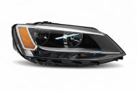 Headlight Headlamp Left Headlight Headlamp Left 5C7941005 & Right 5C7941006  (Without Blaster) Compatible With Volkswagen Jetta MK6 (LED)