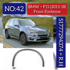 Front Right Wheel Arch (EYEBROW) 51777294374 Compatible With BMW X5 F15 2013-2018 Tag-EY-42