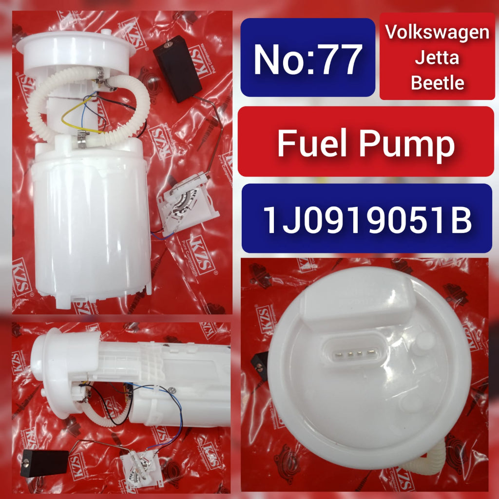 Fuel Pump 1J0919051B 1J0919087J Compatible With SKODA OCTAVIA I (1U2) & VW NEW BEETLE (9C1, 1C1) Tag No.77