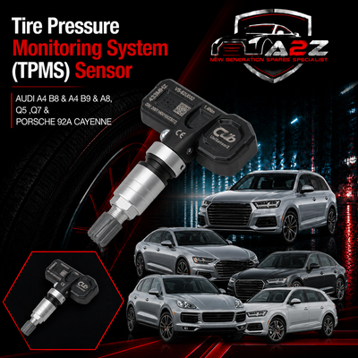 Tire Pressure Monitoring System (TPMS) Sensor 5Q0907275 5Q0907275B Compatible With  AUDI A4 B8 & A4 B9 & A8, Q5 ,Q7 & PORSCHE 92A CAYENNE Tag-TS-04