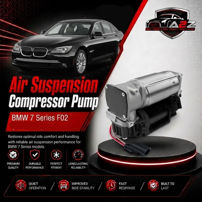 Air Suspension Compressor Pump  37206864215  37206875176 37206794465 Compatible With BMW 7 Series F02