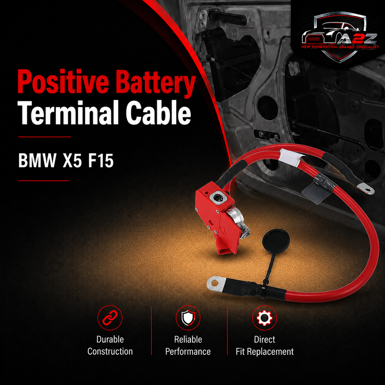 Positive Battery Terminal Cable 61129322056 Compatible With BMW X5 F15