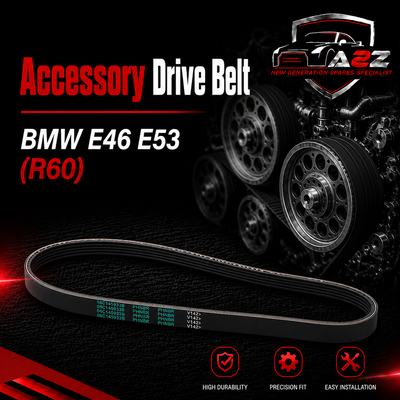 Accessory Drive Belt 11287512762 Compatible With BMW E46 E53