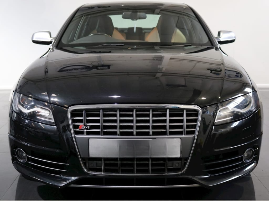 S4 Matt Grey Upgrade Show Grill Compatible With Audi = A4 (2009-11) Tag No.7
