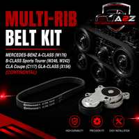 Multi Rib Belt Kit 5PK1515K1 Compatible With MERCEDES-BENZ A-CLASS (W176) B-CLASS Sports Tourer (W246, W242) CLA Coupe (C117) GLA-CLASS (X156)