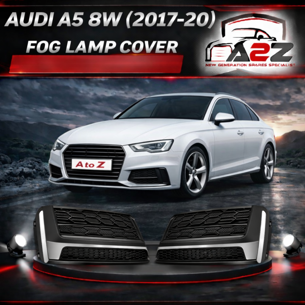 Fog Lamp Cover Left 8W6807681F & Right 8W6807682F Compatible With Audi A5 (2017-20) Tag No.55