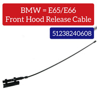 Hood Release Cable 51238240608 Compatible With BMW E65 E67