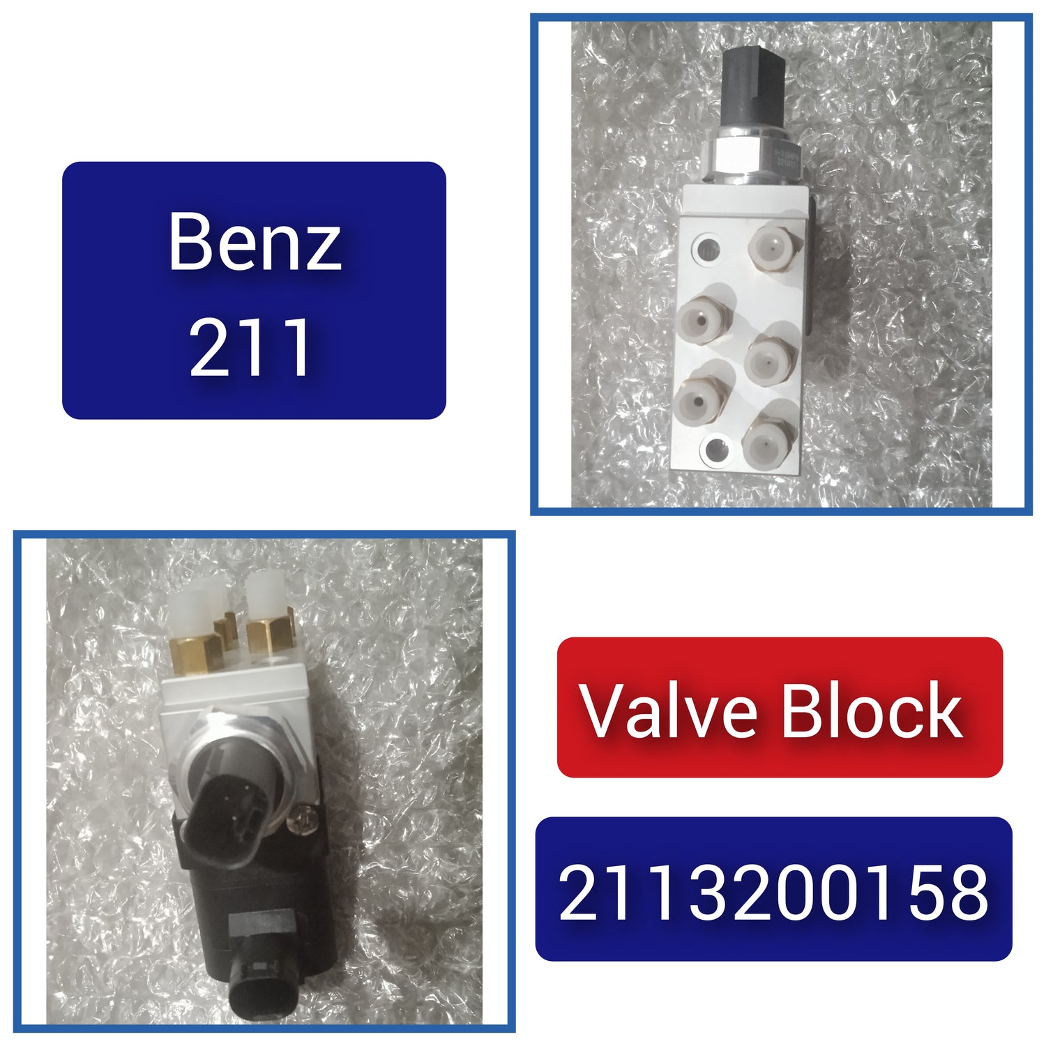 Air Suspension Solenoid Valve Block 2113200158 2113200258 Compatible With MERCEDES-BENZ CLS C219 & E-CLASS W211