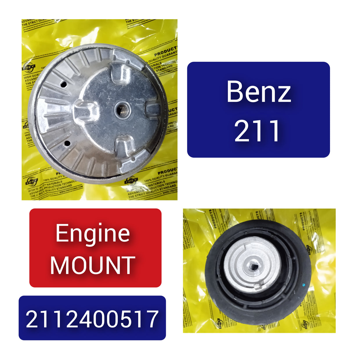 Engine Mounting Left 2112400517 Right 2112403017 Compatible  With MERCEDES-BENZ C-CLASS (W203) & C-CLASS Coupe (CL203) & CLS (C219)