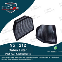 Cabin Filter Part no: A2308300418 2308300418 & E1919LC-2 &  LAK278 Compatible With MERCEDES-BENZ G-CLASS (W463) & SL (R230. Tag 212