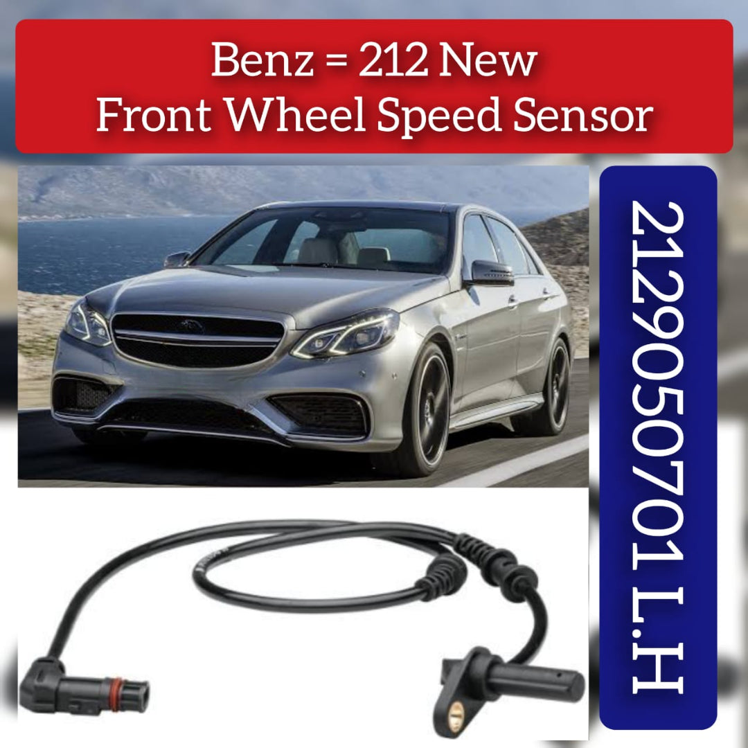 Front Left ABS Wheel Speed Sensor A2129050701 2129050701 2129053303 A2129053303 Compatible With MERCEDES-BENZ CLS C218 & E-CLASS W212