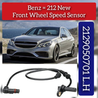 Front Left ABS Wheel Speed Sensor A2129050701 2129050701 2129053303 A2129053303 Compatible With MERCEDES-BENZ CLS C218 & E-CLASS W212