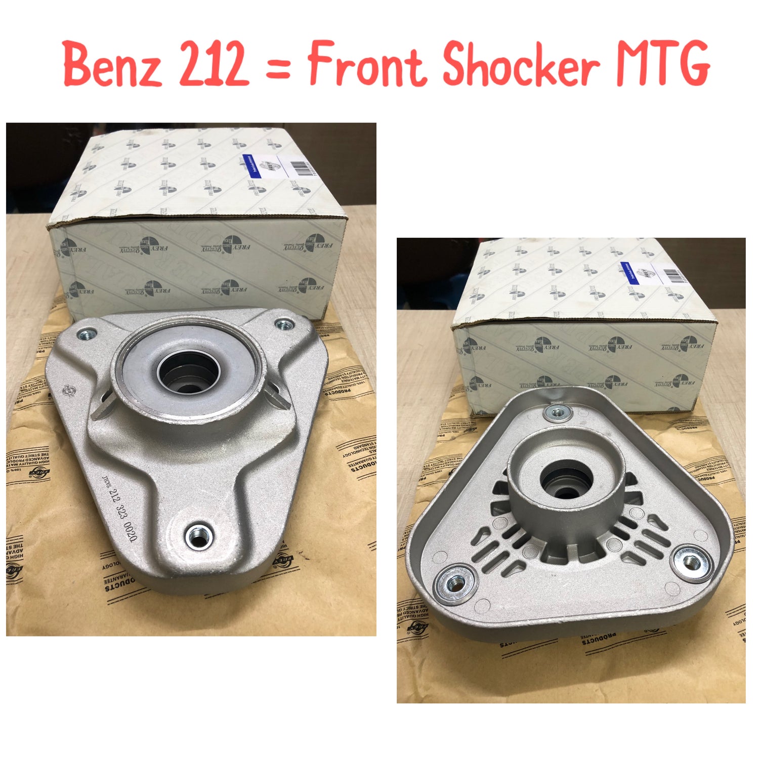 Front Suspension Support Strut Mount 2123230020 A2123230020 Compatible With MERCEDES-BENZ CLS (C218)  &E-CLASS (W212) & E-CLASS Convertible (A207) & E-CLASS Coupe (C207)