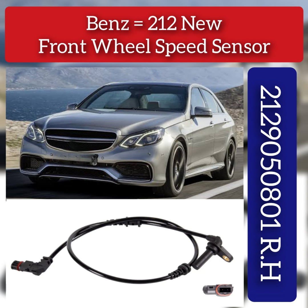 Front Right ABS Wheel Speed Sensor A2129050801 2129053403 A2129053403 2129050801 Compatible With MERCEDES-BENZ CLS C218 & E-CLASS W212