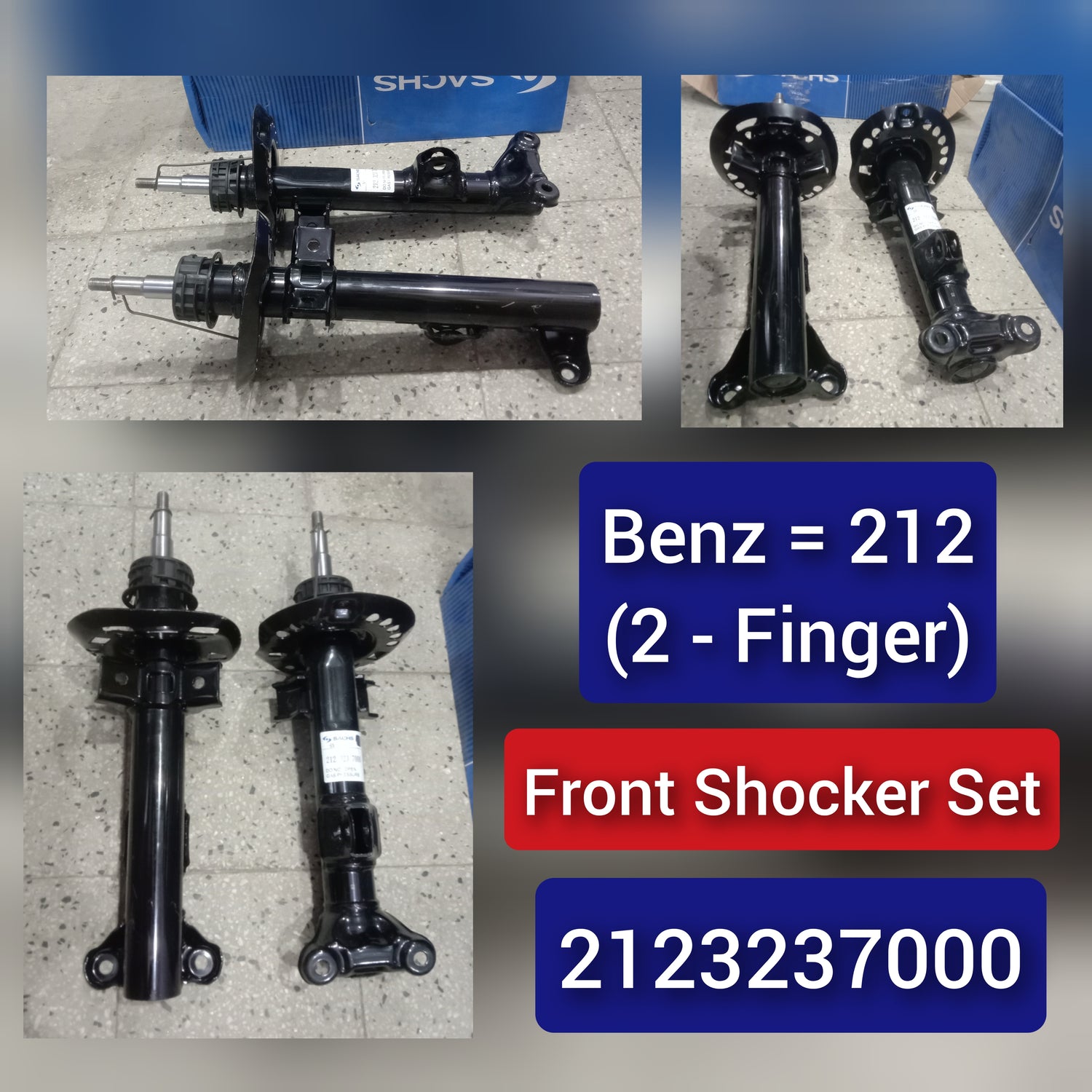 Front (Left & Right Same)  Shock Absorber 2123237000 Compatible With MERCEDES-BENZ E-CLASS (W212) (1PCS)