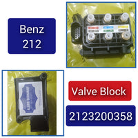 Air Suspension Solenoid Valve Block 2123200358 2123200158 2123200658  Compatible With MERCEDES-BENZ CLS C218 & E-CLASS W212 & GL-CLASS X164 & GL-CLASS X166 & GLE W166 GLS X166 & S-CLASS W221  W222