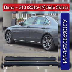 Side Skirt Set Left 2136980554 & Right 2136980664 2136980654 Compatible With Mercedes Benz E-Class (W213) (2016-2019)