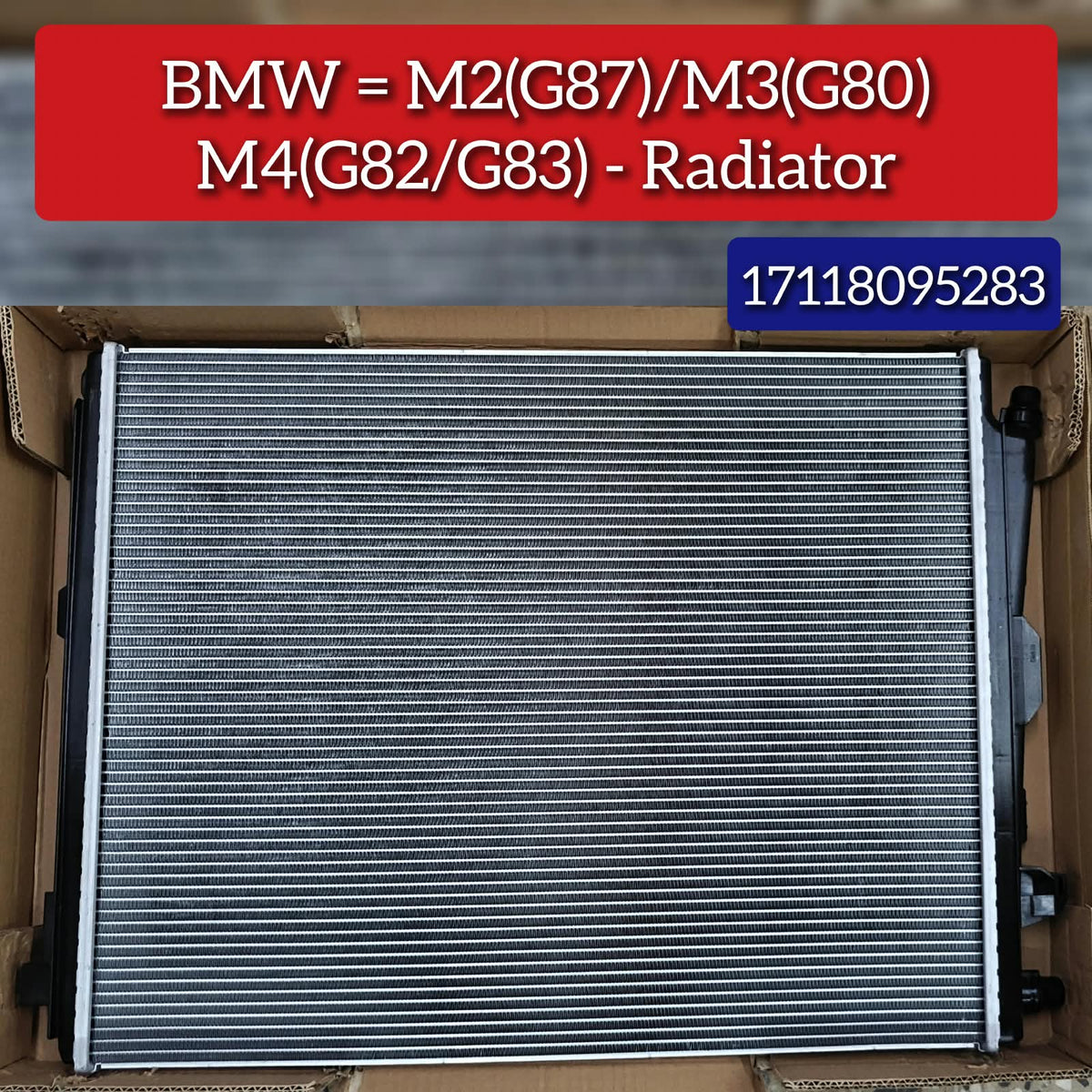 Radiator 17118095283 Compatible With BMW G80 G82 M3 M4
