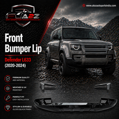 Front Bumper Lip (Set of 3) Compatible With Land Rover Defender L633 (2020-2024)