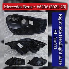 HeadLight Base Compatible With Mercedes Benz W206 (2021-2023) Tag No.111