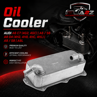 Oil Cooler 079117015K 079117015M Compatible With AUDI A6 C7 (4G2, 4GC) | A6 / S6 A8 D4 (4H2, 4H8, 4HC, 4HL) | A8 / S8 | A8L