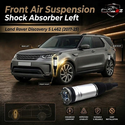 Front Air Suspension Shock Absorber Left LR123712 Compatible With Land Rover Discovery 5 L462 (2017-25)