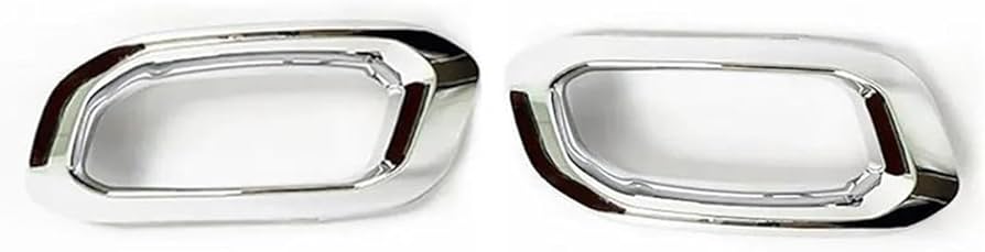 Tailpipe Bright Frame Exhaust Cover Left 1678856900 & Right 1678857000  Compatible With Mercedes Benz GLE W167 & GLS W167 & GLC X253 2020-2024 Tag No.215