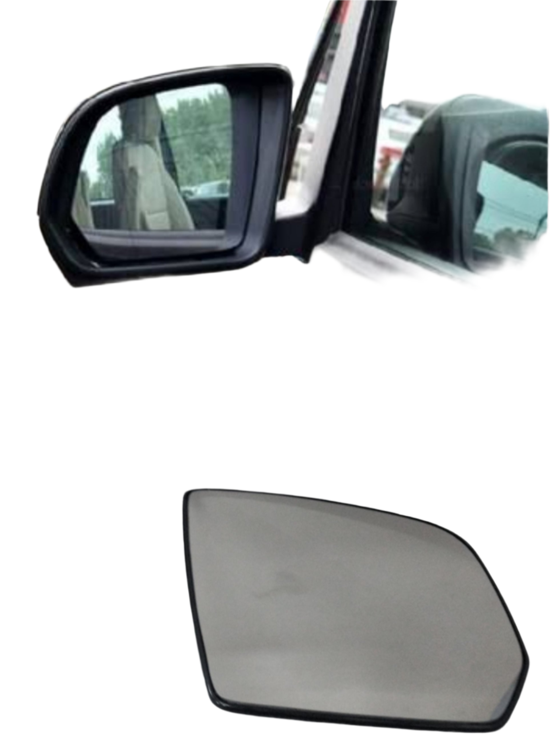 Side Rearview Wing Side Mirror Glass Left 1648105119 & Right 1648105219 Compatible With MERCEDES-BENZ GL-CLASS (X164) & M-CLASS (W164)