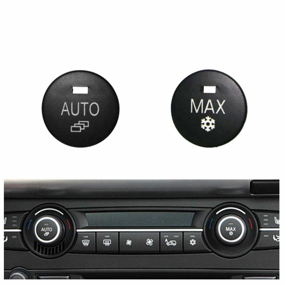 Control Knob Repair Kit Cover 64119310445 (Set of 2) Compatible with BMW X5 (E70) & X6 (E71, E72)